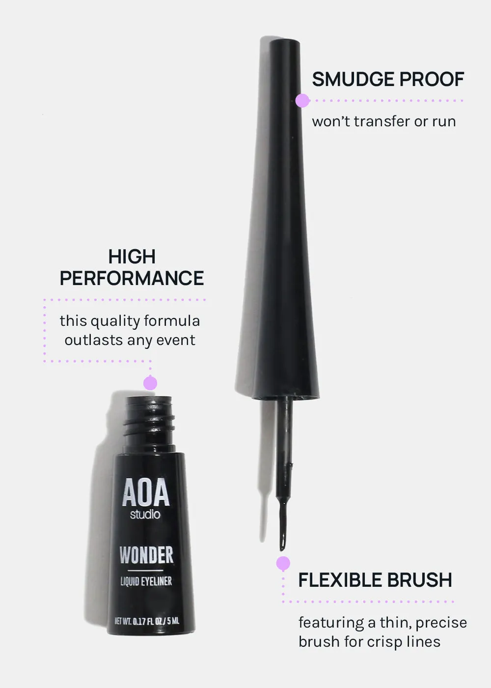 AOA Wonder Liquid Liner - Black