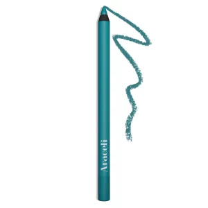 Araceli Beauty Gel Pencil Eyeliner – Water Resistant & Smudge-Proof, Long-Lasting Eye Makeup for Precision Lining & Bold Turquoise Color