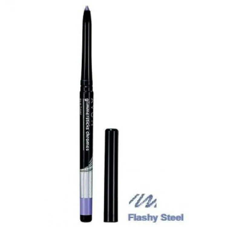 Avon Glimmersticks Chromes Eyeliner | Flashy Steel