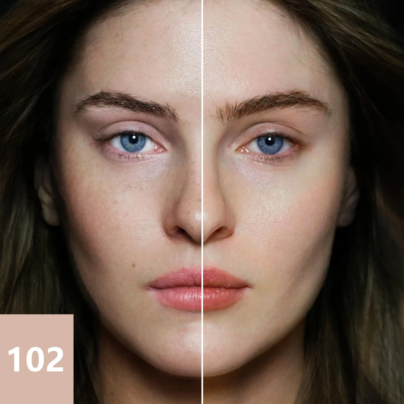 AVVA VISION Liquid Foundation Makeup Natural True Skin Tone Full Coverage Concealer Flawless Complexion Blendable Longwear, 102, 1 fl. oz.