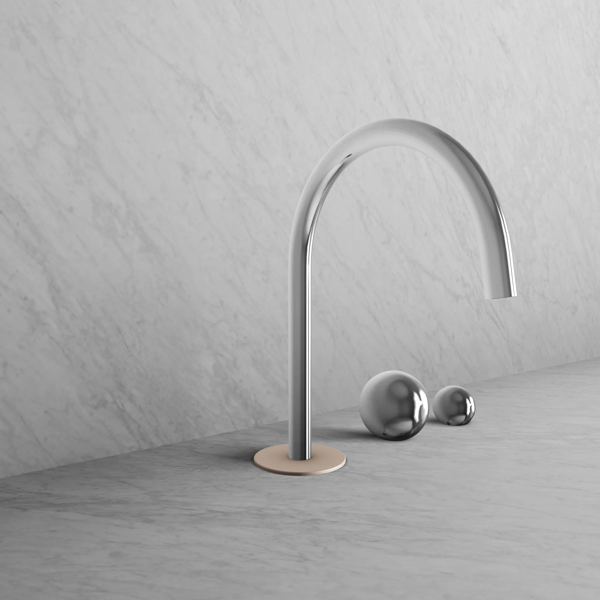 BARiL B35-8009-00L-CH-050 Two-Handle Deck Mounted Lavatory Faucet