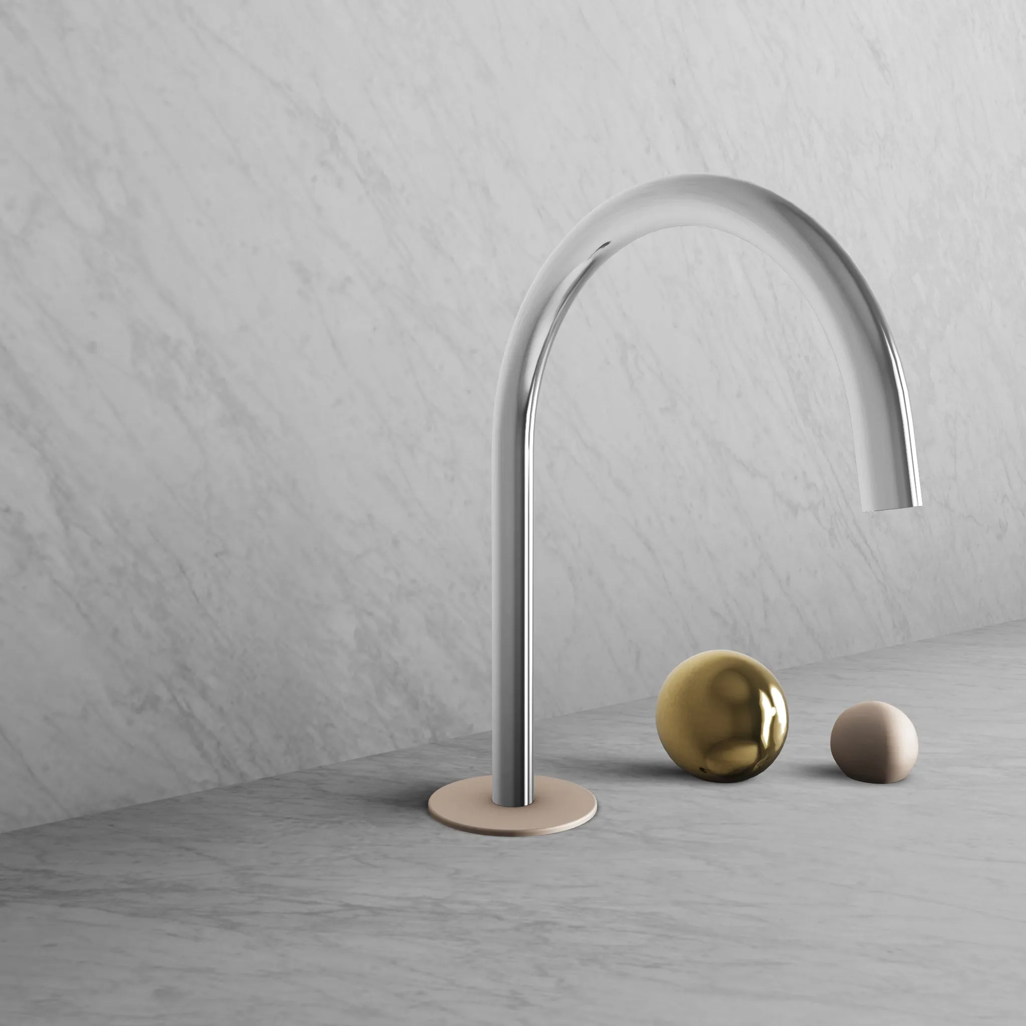 BARiL B35-8009-00L-CH Two-Handle Deck Mounted Lavatory Faucet