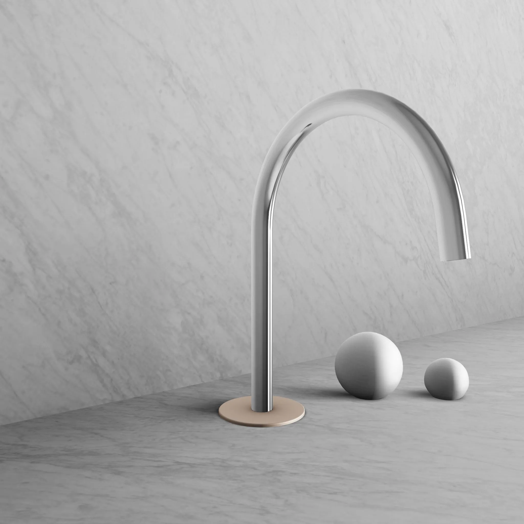 BARiL B35-8009-00L-CH Two-Handle Deck Mounted Lavatory Faucet