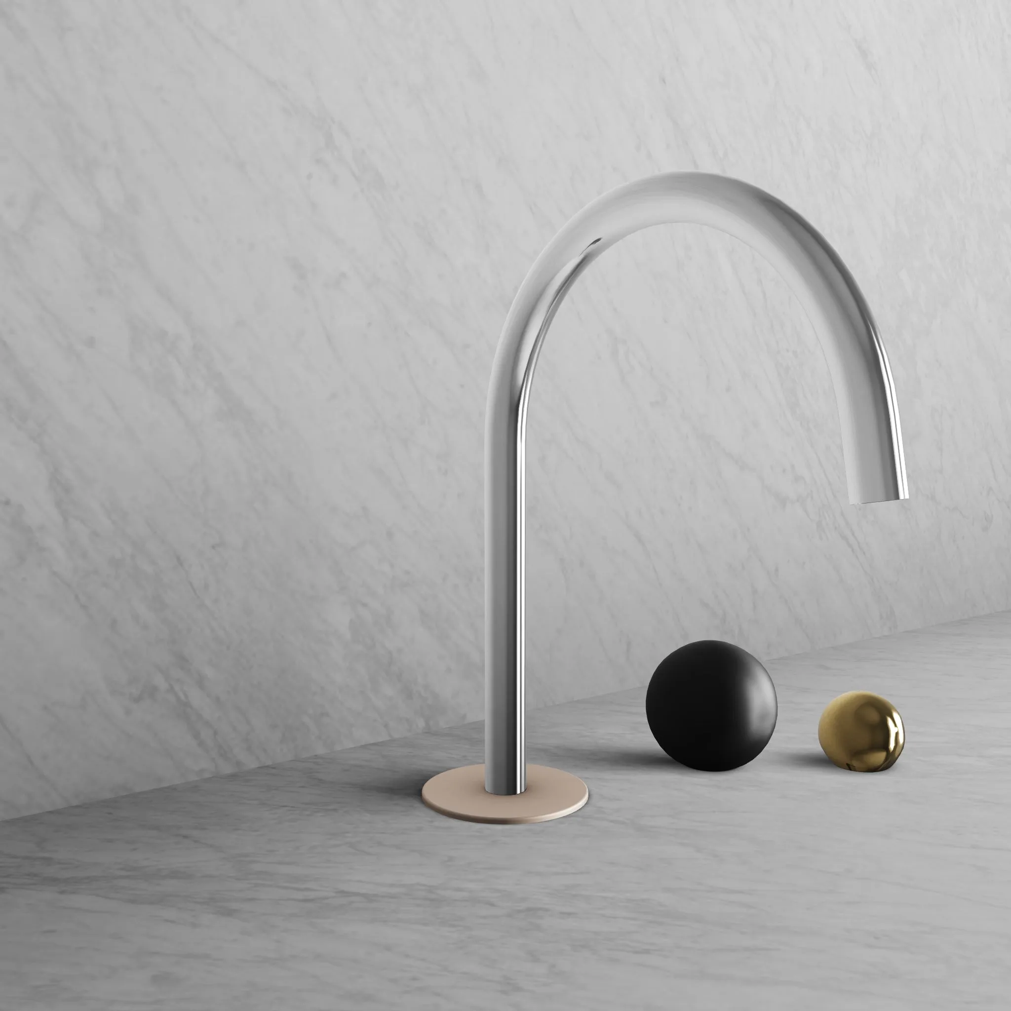 BARiL B35-8009-00L-CH Two-Handle Deck Mounted Lavatory Faucet