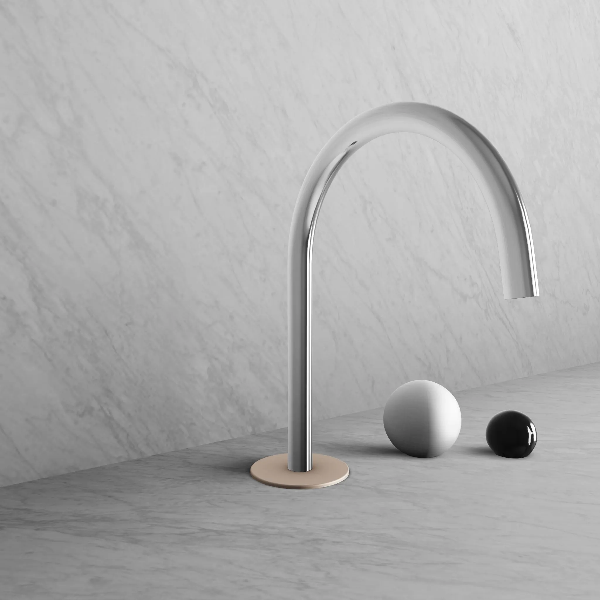 BARiL B35-8009-00L-CH Two-Handle Deck Mounted Lavatory Faucet