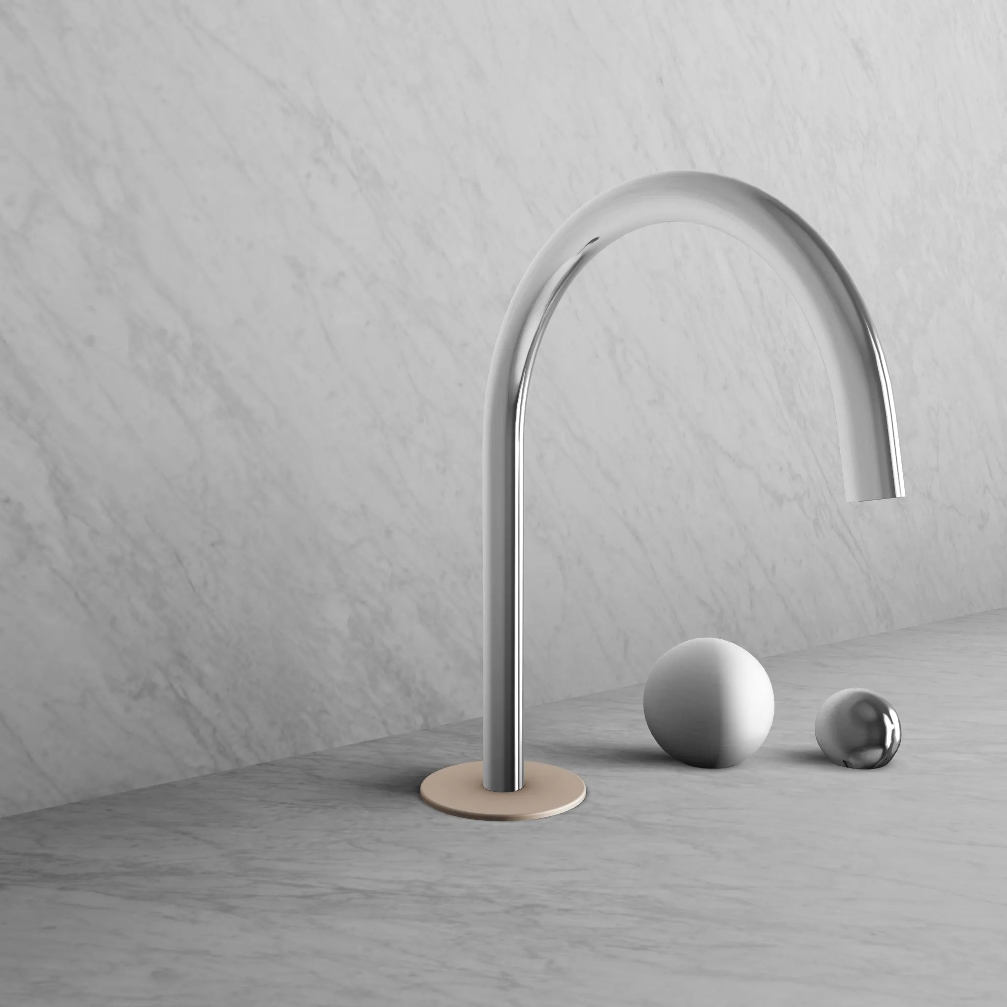 BARiL B35-8009-00L-CH Two-Handle Deck Mounted Lavatory Faucet