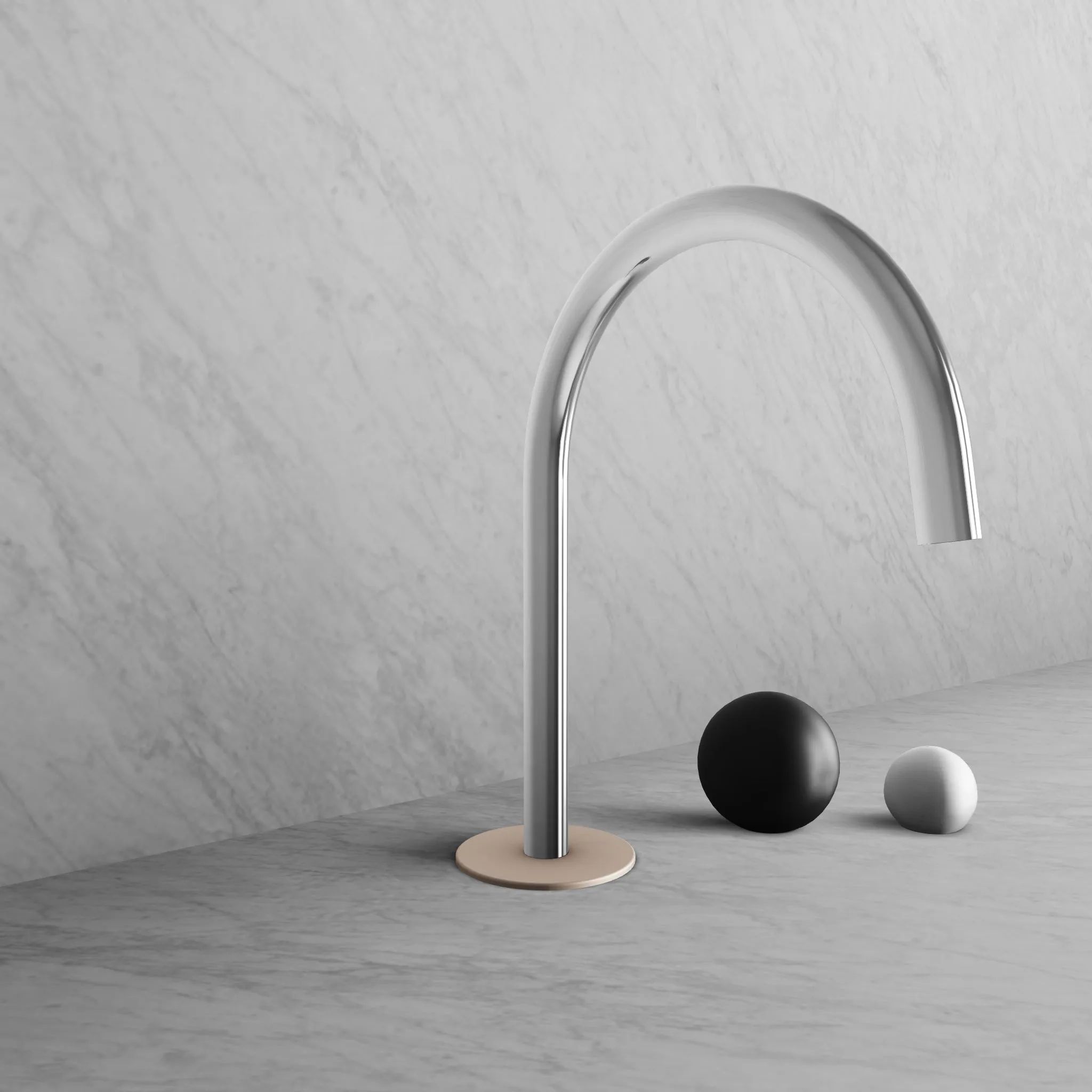 BARiL B35-8009-00L-CH Two-Handle Deck Mounted Lavatory Faucet