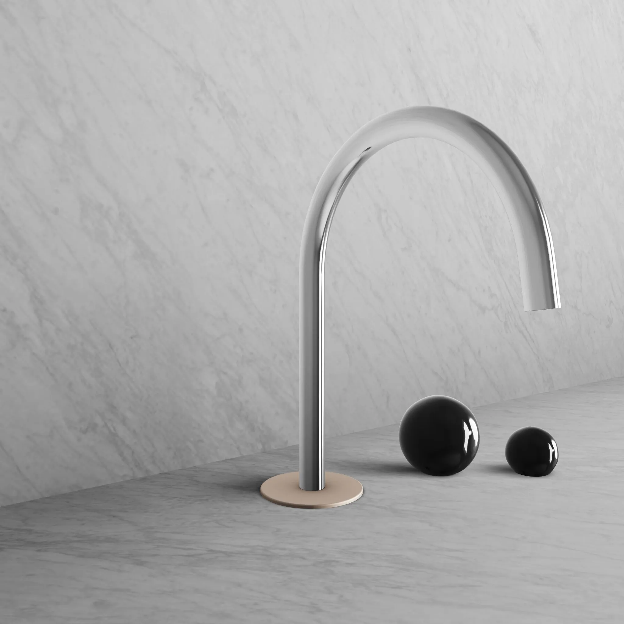 BARiL B35-8009-00L-CH Two-Handle Deck Mounted Lavatory Faucet