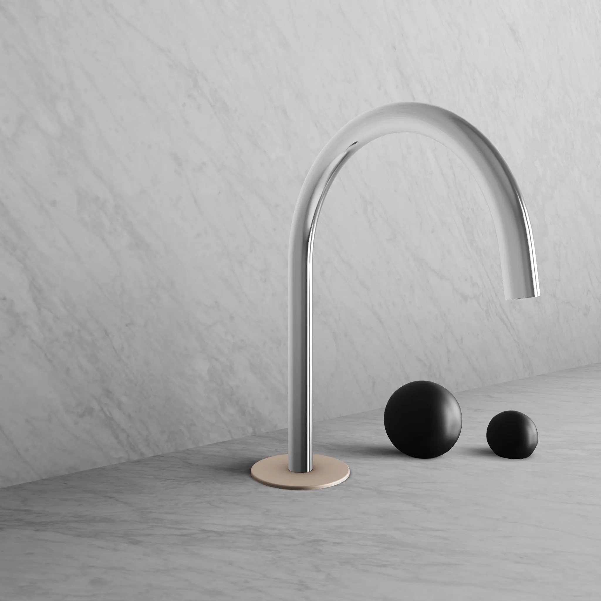 BARiL B35-8009-00L-CH Two-Handle Deck Mounted Lavatory Faucet