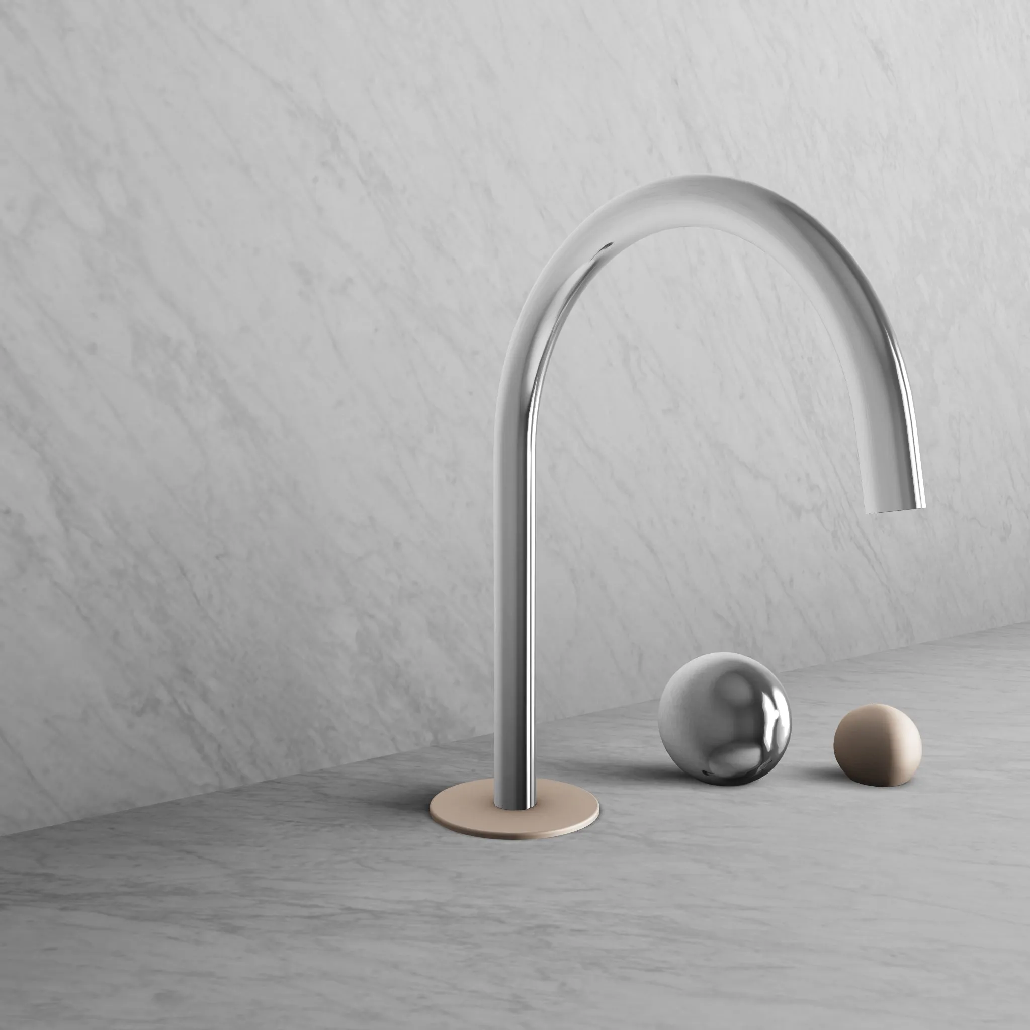 BARiL B35-8009-00L-CH Two-Handle Deck Mounted Lavatory Faucet