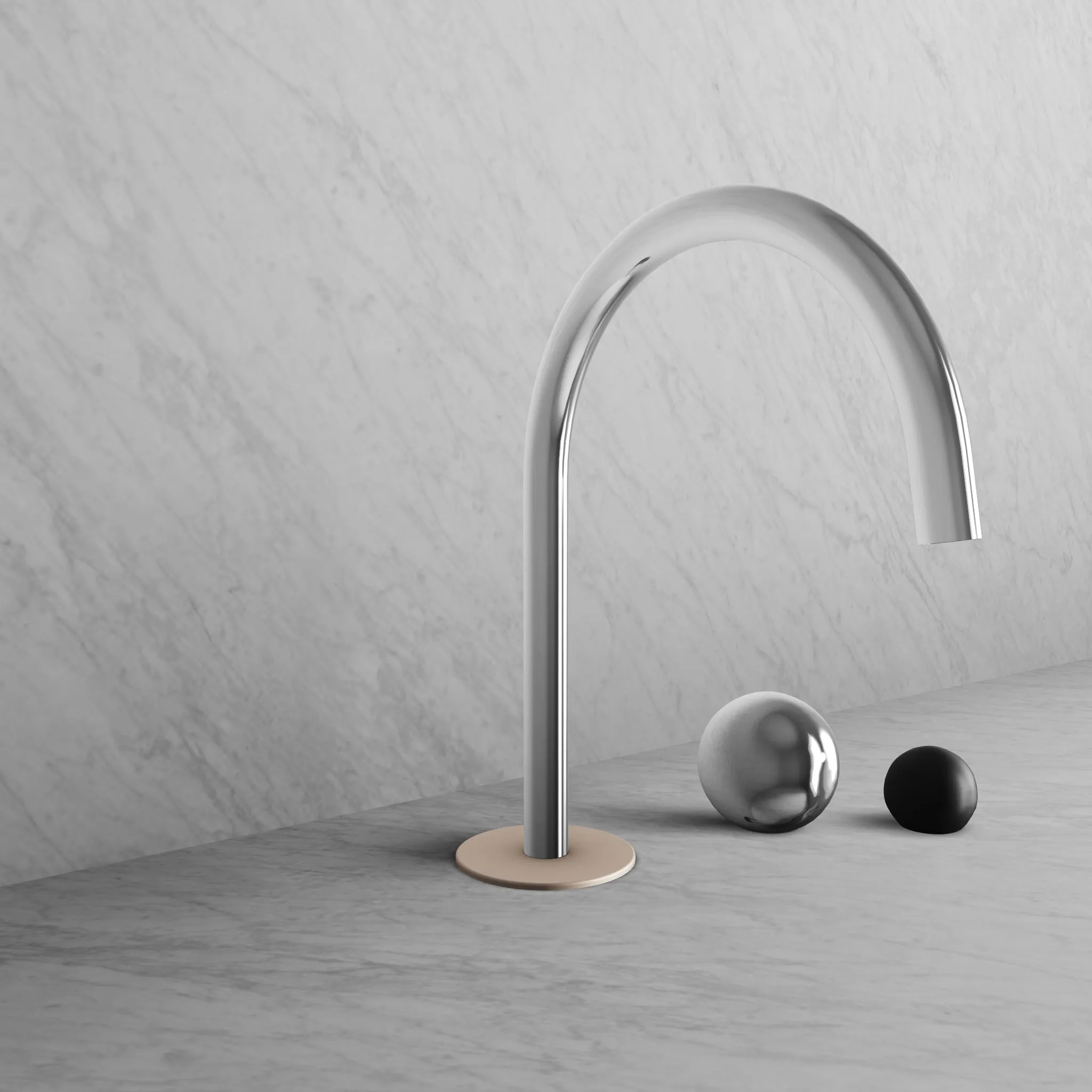 BARiL B35-8009-00L-CH Two-Handle Deck Mounted Lavatory Faucet