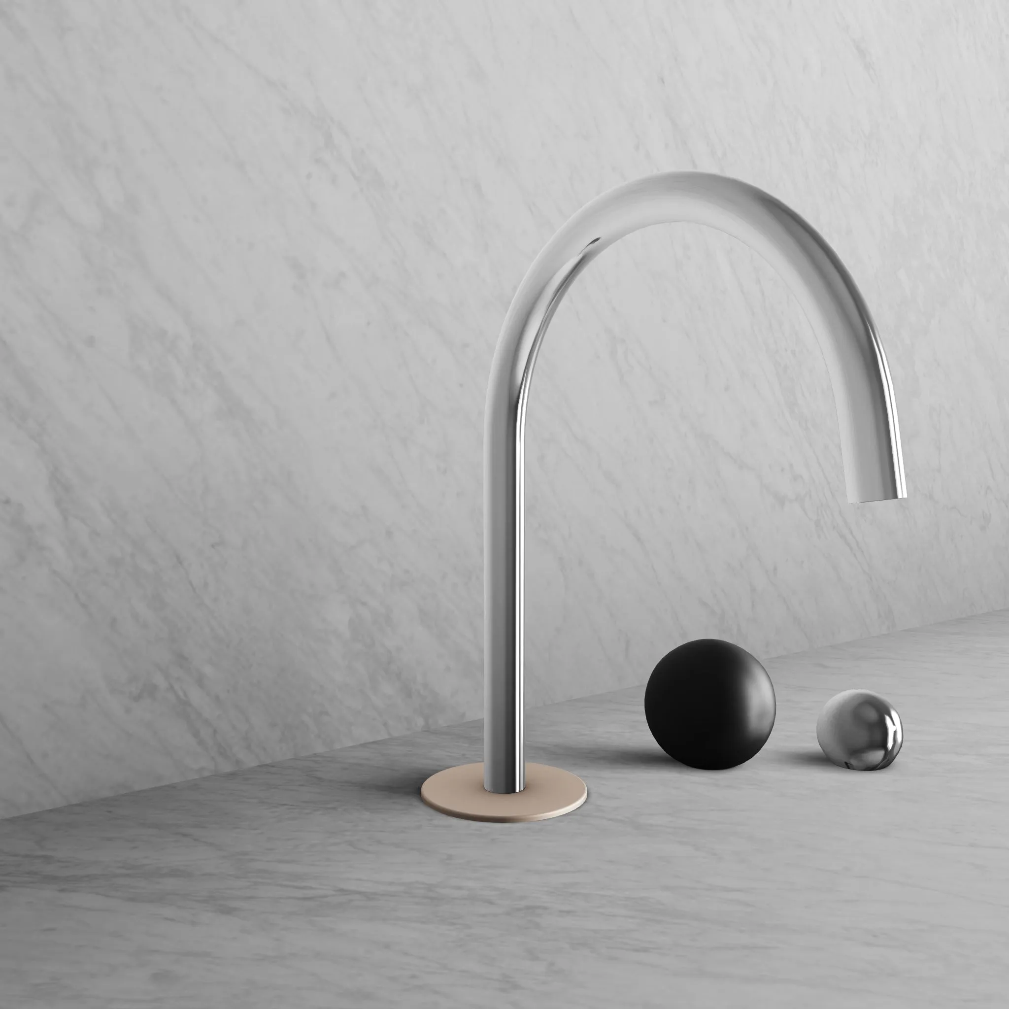 BARiL B35-8009-00L-CH Two-Handle Deck Mounted Lavatory Faucet