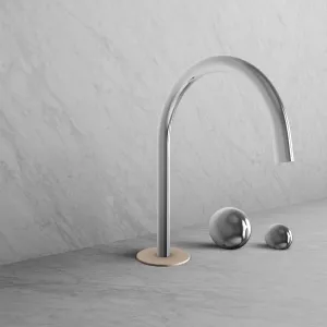 BARiL B35-8009-00L-CH Two-Handle Deck Mounted Lavatory Faucet