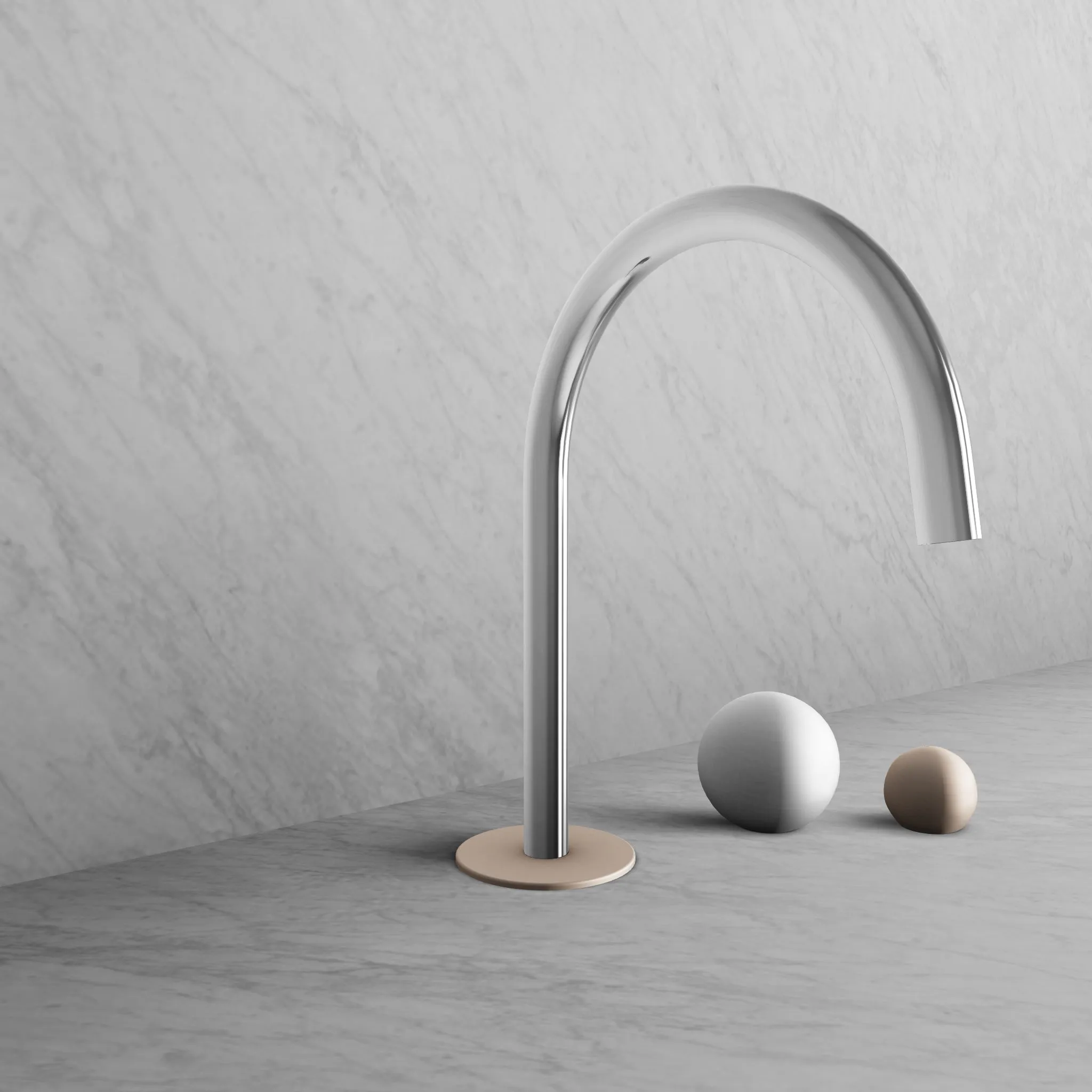 BARiL B35-8009-00L-CH Two-Handle Deck Mounted Lavatory Faucet