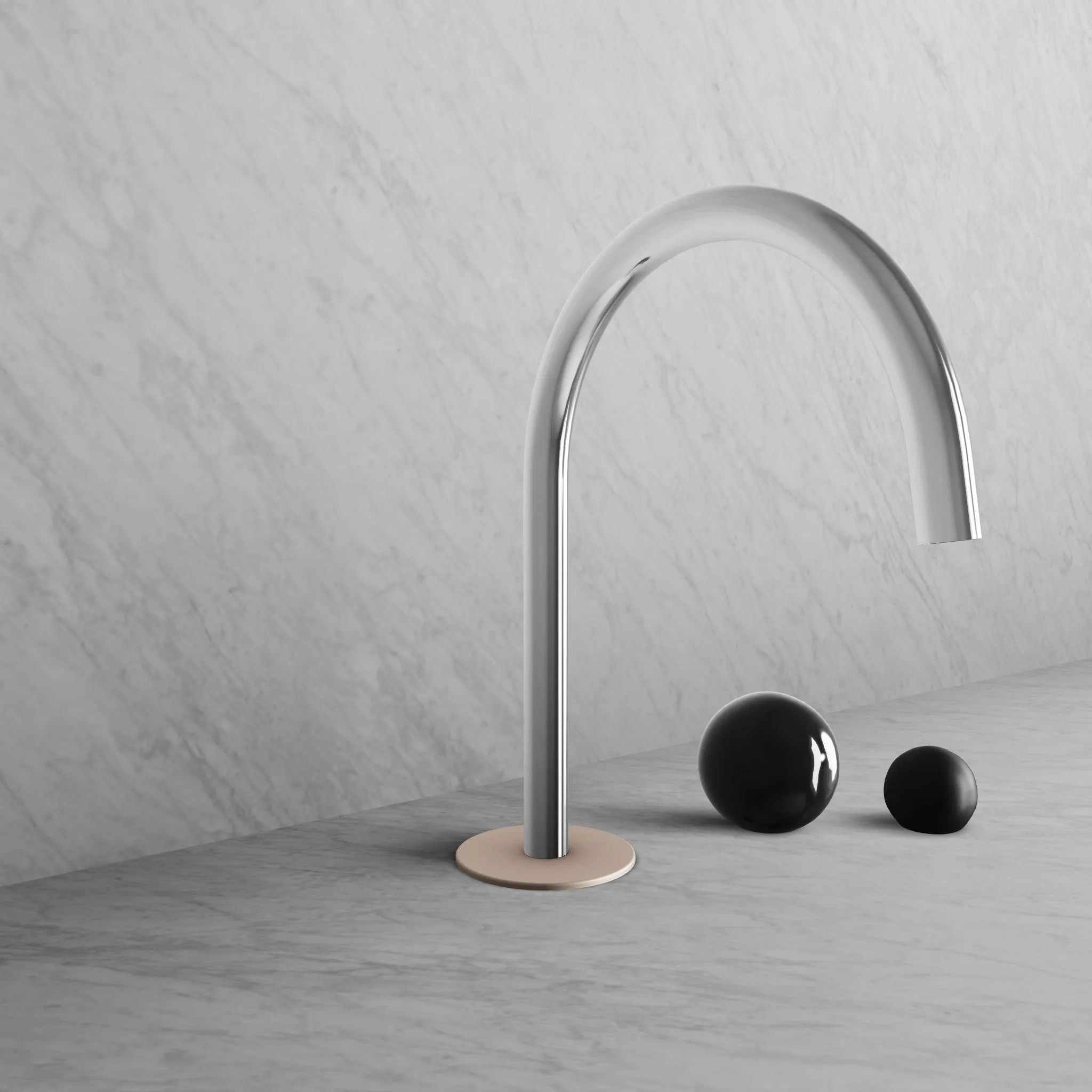 BARiL B35-8009-00L-CH Two-Handle Deck Mounted Lavatory Faucet