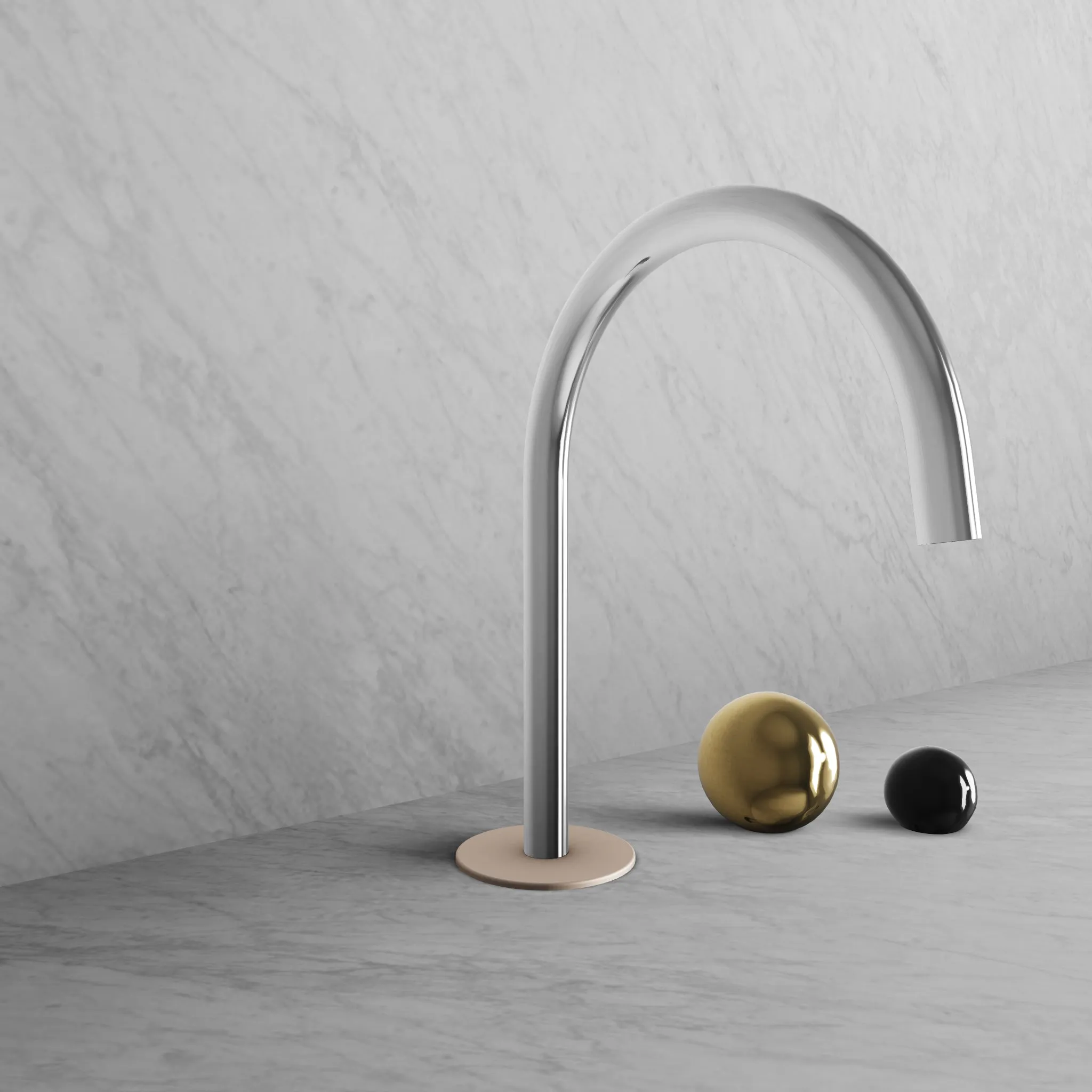BARiL B35-8009-00L-CH Two-Handle Deck Mounted Lavatory Faucet