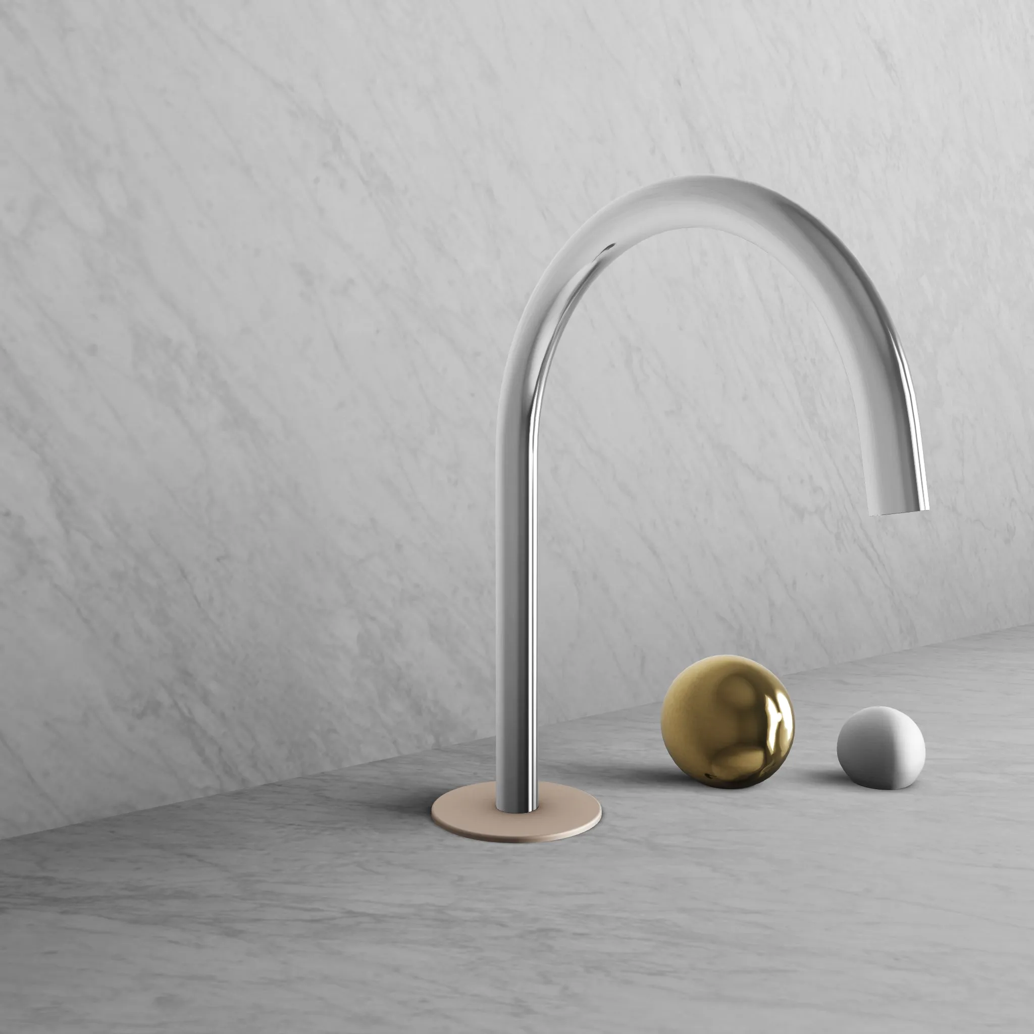 BARiL B35-8009-00L-CH Two-Handle Deck Mounted Lavatory Faucet