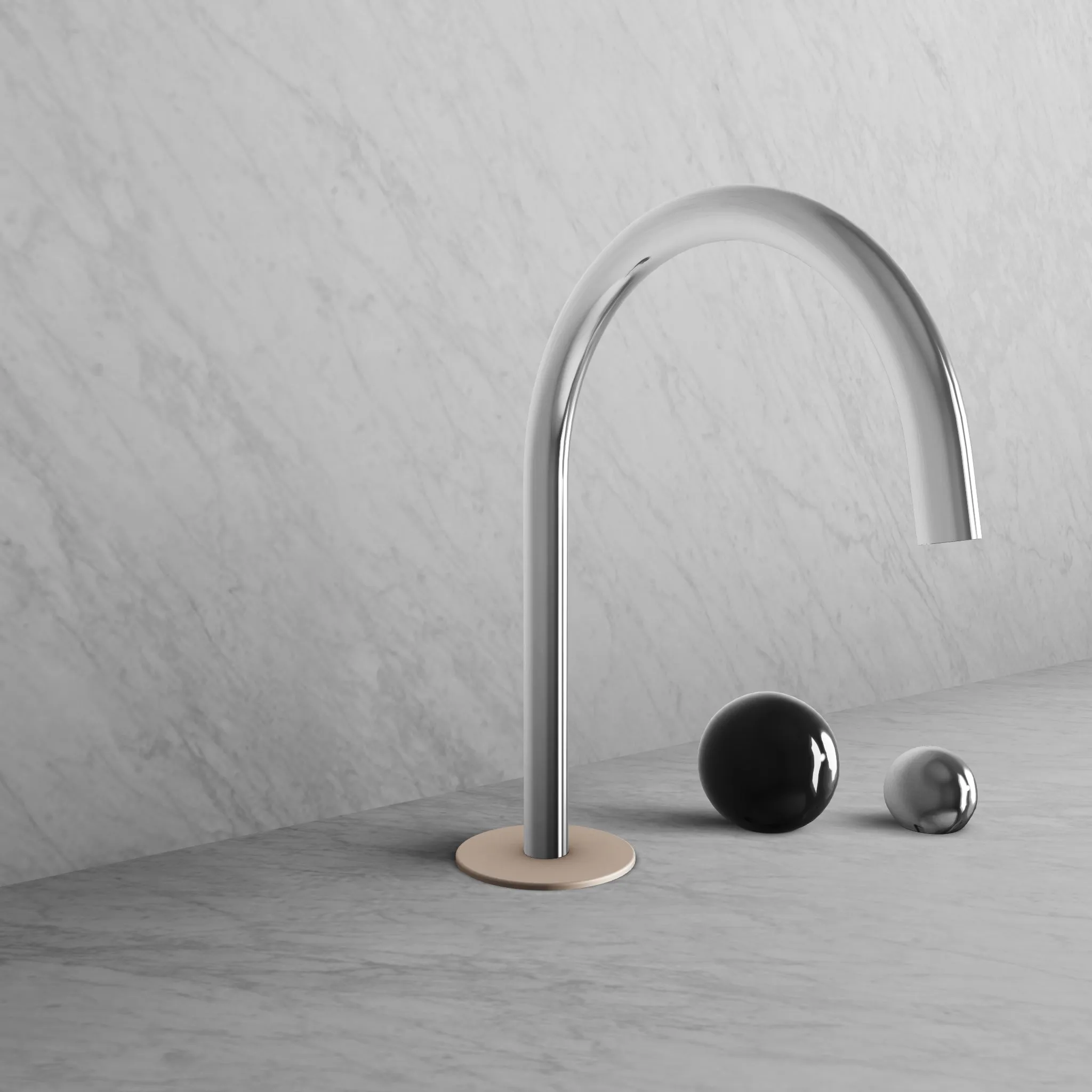 BARiL B35-8009-00L-CH Two-Handle Deck Mounted Lavatory Faucet