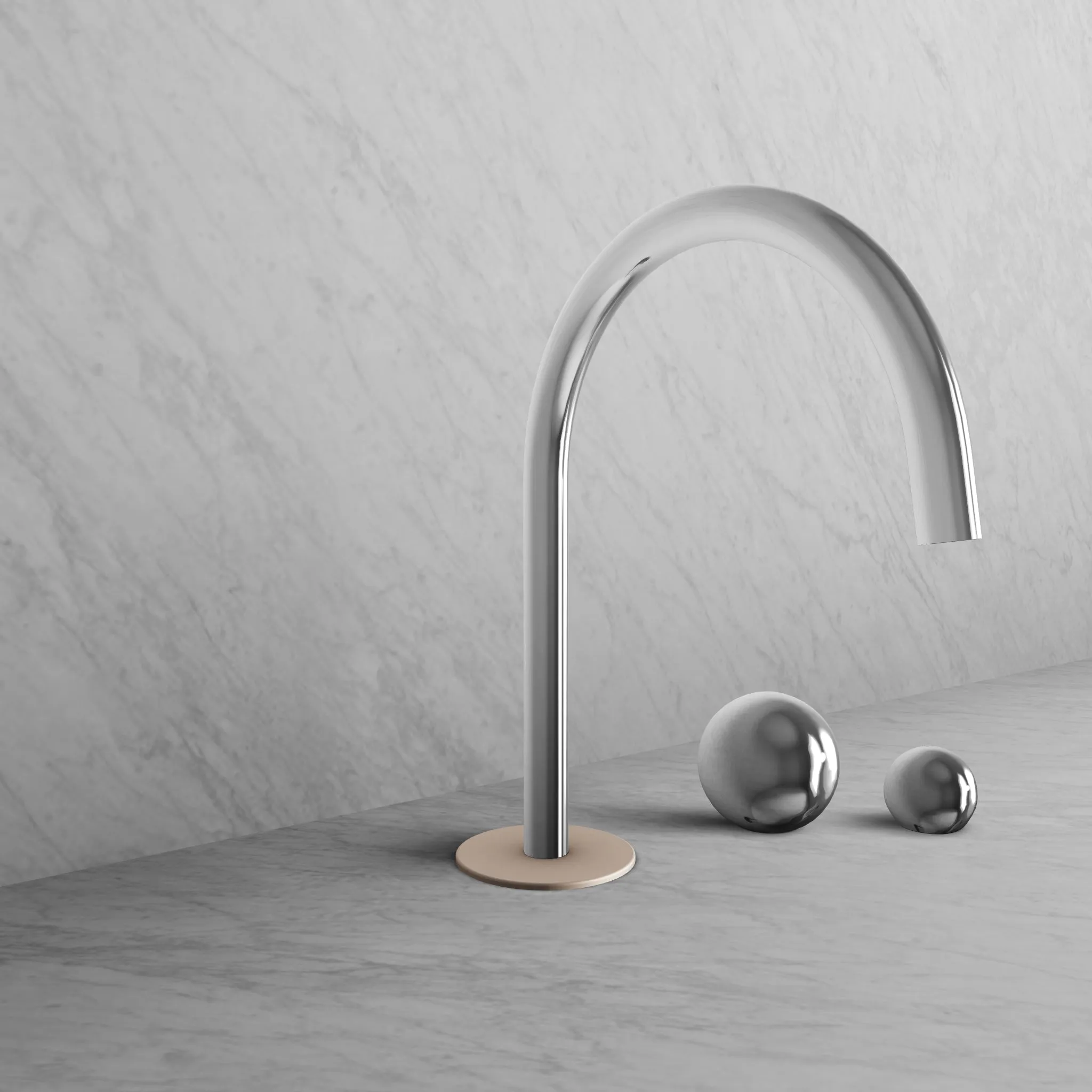 BARiL B35-8009-00L-CH Two-Handle Deck Mounted Lavatory Faucet