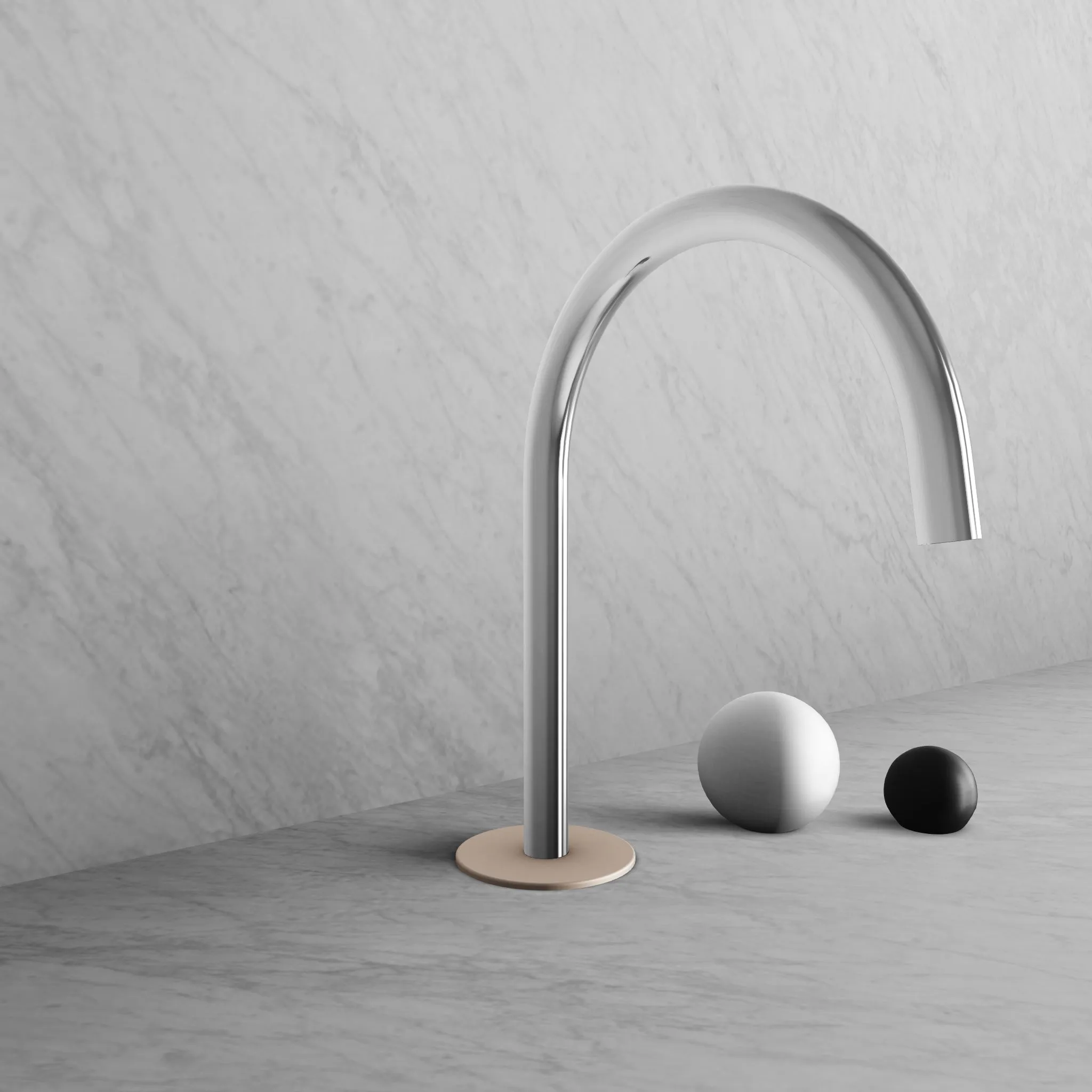 BARiL B35-8009-00L-CH Two-Handle Deck Mounted Lavatory Faucet
