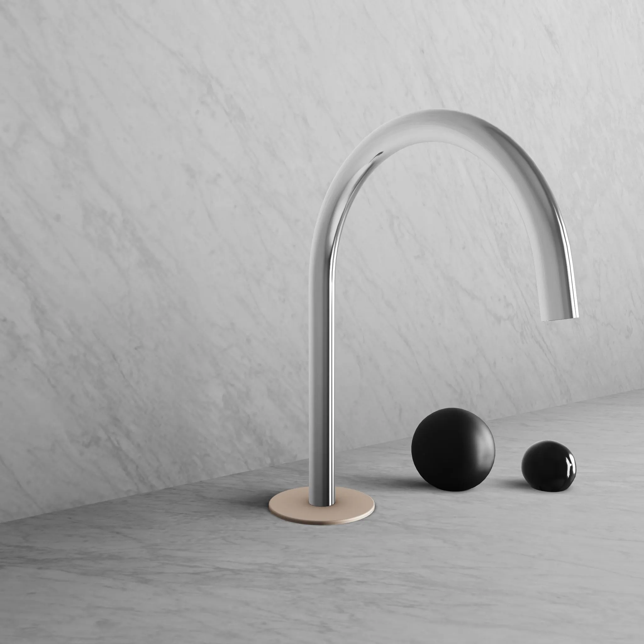 BARiL B35-8009-00L-CH Two-Handle Deck Mounted Lavatory Faucet