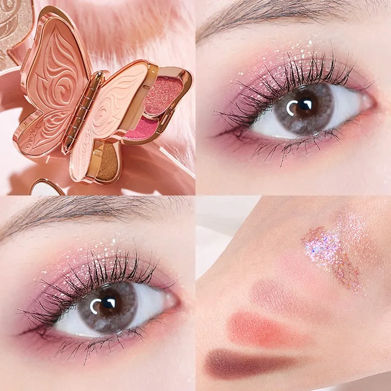 Beauty Brand 6 colors Eyeshadow palette butterfly Eye shadow
