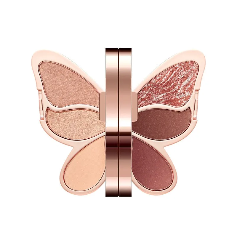 Beauty Brand 6 colors Eyeshadow palette butterfly Eye shadow