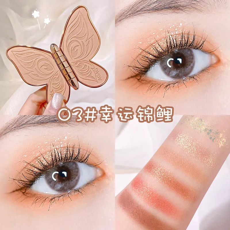 Beauty Brand 6 colors Eyeshadow palette butterfly Eye shadow