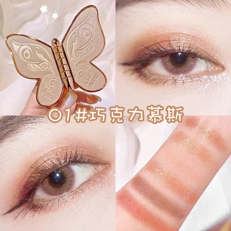 Beauty Brand 6 colors Eyeshadow palette butterfly Eye shadow