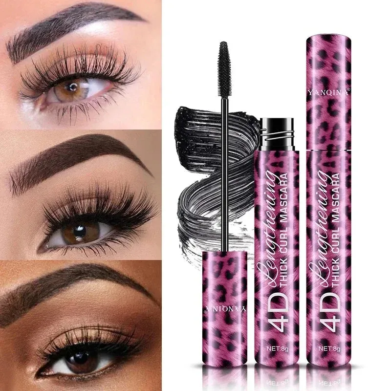 Beauty Set Liquid Eyeliner Pencil   4D Waterproof Mascara Cosmetics Kit Eye Liner Thick Curling Mascara Eyebrow Pencil Eyes Makeup