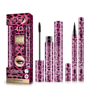 Beauty Set Liquid Eyeliner Pencil   4D Waterproof Mascara Cosmetics Kit Eye Liner Thick Curling Mascara Eyebrow Pencil Eyes Makeup
