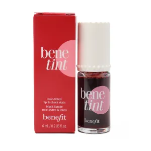 Benefit Benetint Liquid Lip   Cheek Blush Stain 0.2oz Rose-Tinted New With Box