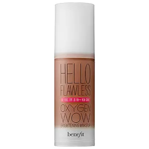 Benefit Hello Flawless Oxygen Wow! Liquid Foundation 'Nutmeg' 1oz/30ml New InBox