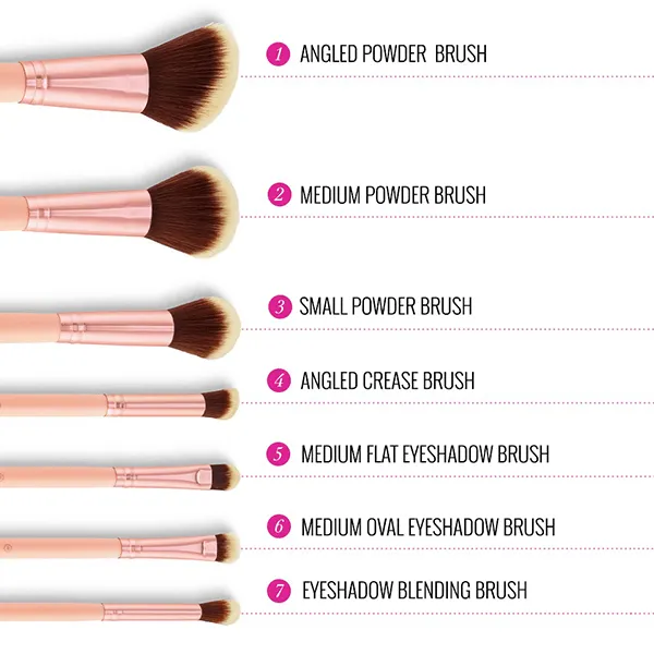 BH Cosmetics | BH Chic - 14 Piece Brush Set with Cosmetic Case