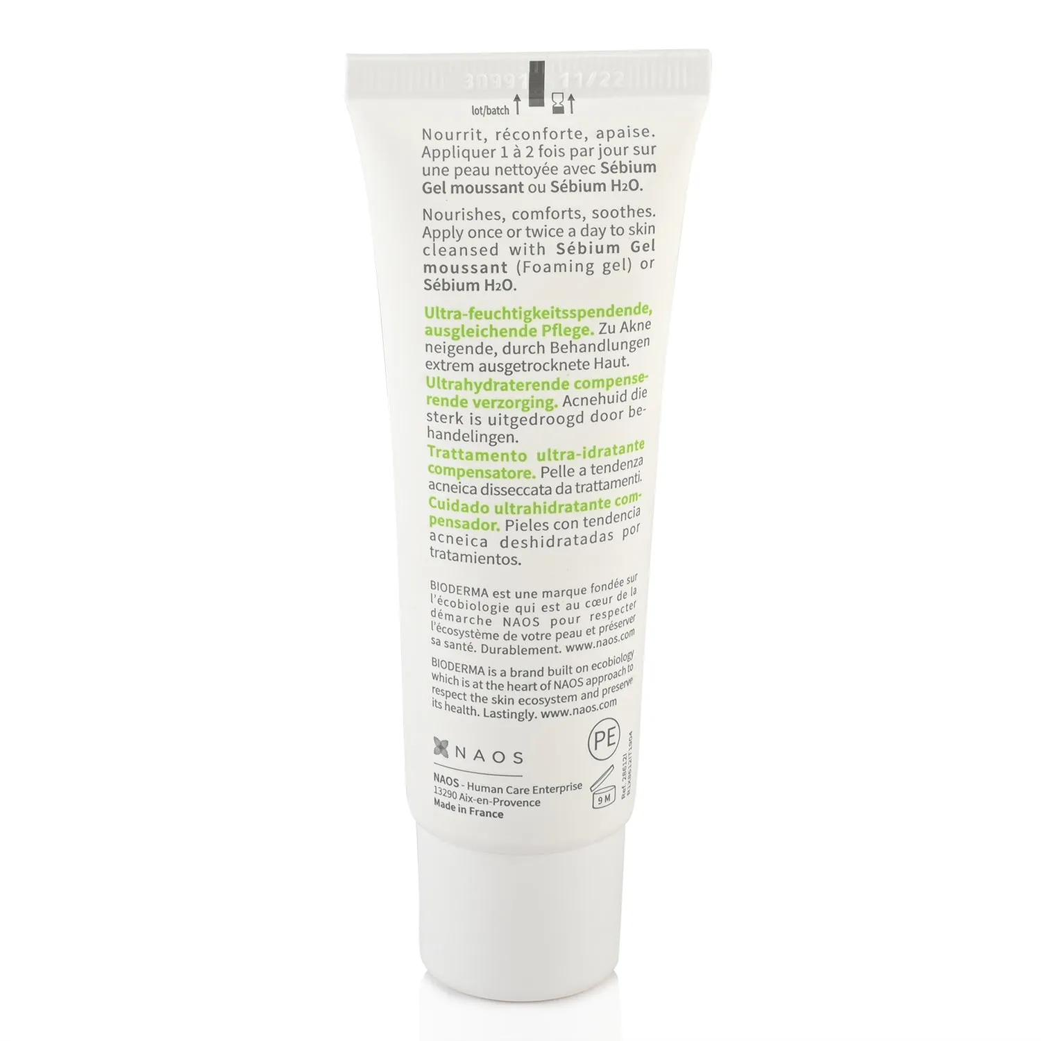 Bioderma Sebium Hydra Moisturizer | Intense Hydration for Acne-Prone & Ultra-Dry Skin (40ml)