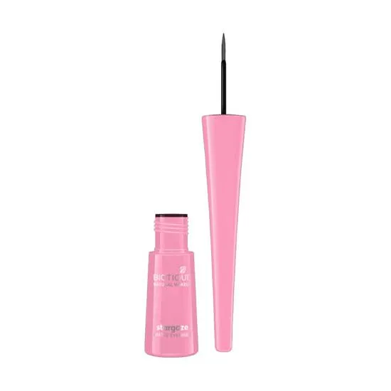 Biotique Natural Makeup Stargaze Matte Eye Liner, Charcoal Black, 3ml
