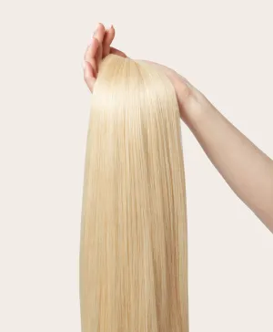 Bleached Blonde, 20" Single Seamless Clip-In Weft, #60 | 30g