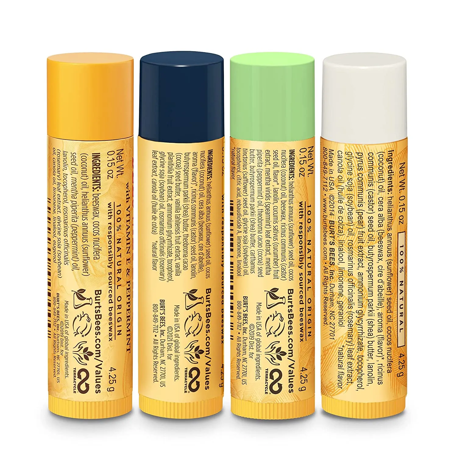 Burt’S Bees Holiday Gift, 5 Lip Care Stocking Stuffer Products, Lip Surprise Set - Overnight Intensive Lip Treatment, Rose Tinted Lip Balm, Fig Lip Shimmer, Pomegranate Lip Balm, Beeswax Lip Balm