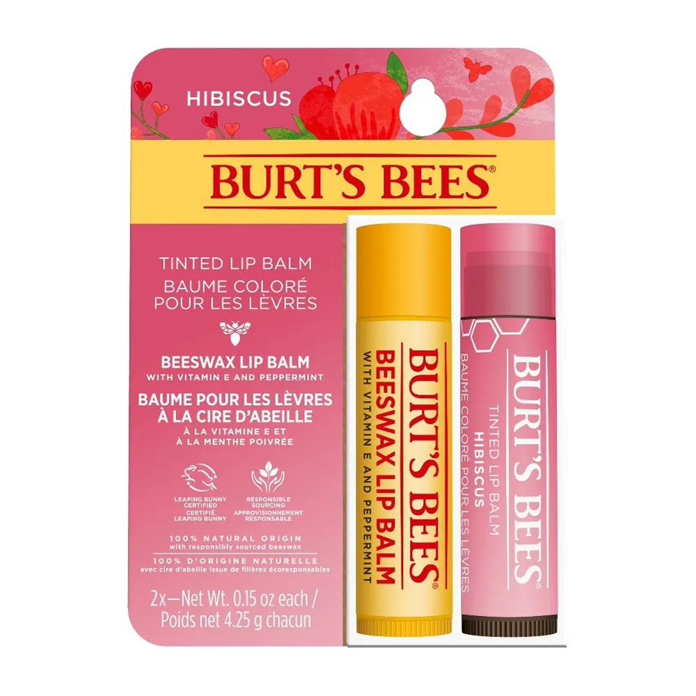 Burt's Bees Tinted Lip Balm Bundle