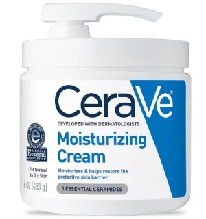 Cerave Face & Body Moisturizing Cream With Pump For Normal To Dry Skin 16.0oz  New