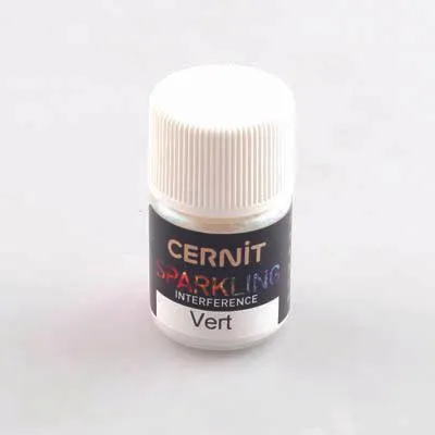 Cernit Interference Powders - Green, 5g