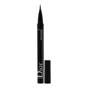 Christian  show on Stage Liquid Eyeliner 091 Matte Black for Women, 0.01 Ounce