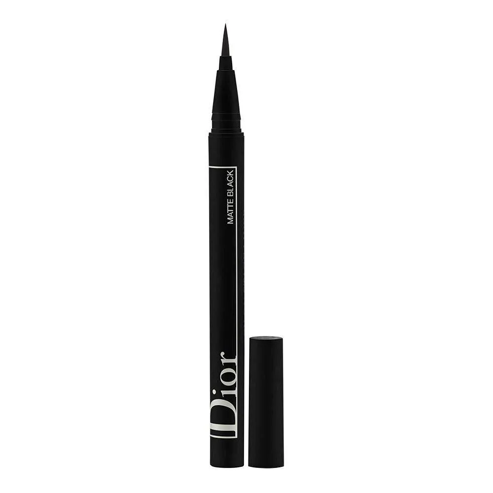 Christian  show on Stage Liquid Eyeliner 091 Matte Black for Women, 0.01 Ounce