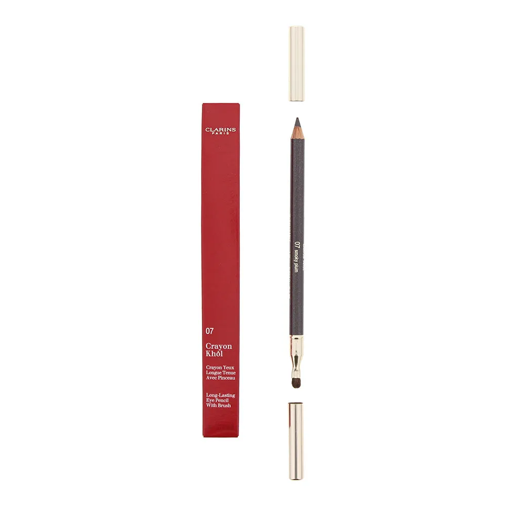 Clarins Crayon Khôl 07 Smoky Plum Eye Pencil 1.05g With Brush