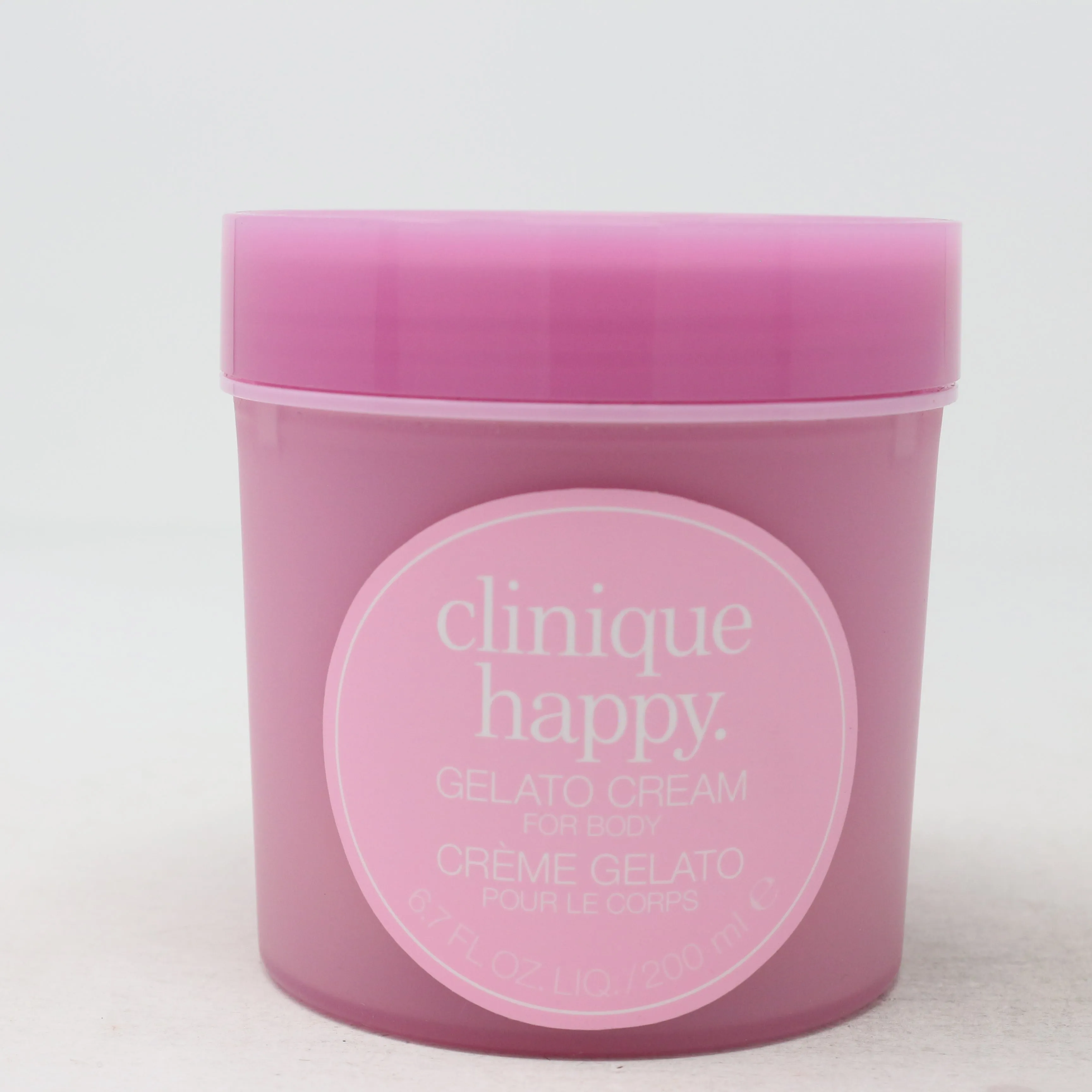 Clinique Happy Gelato Cream For Body Berry Blush 6.7oz/200ml New