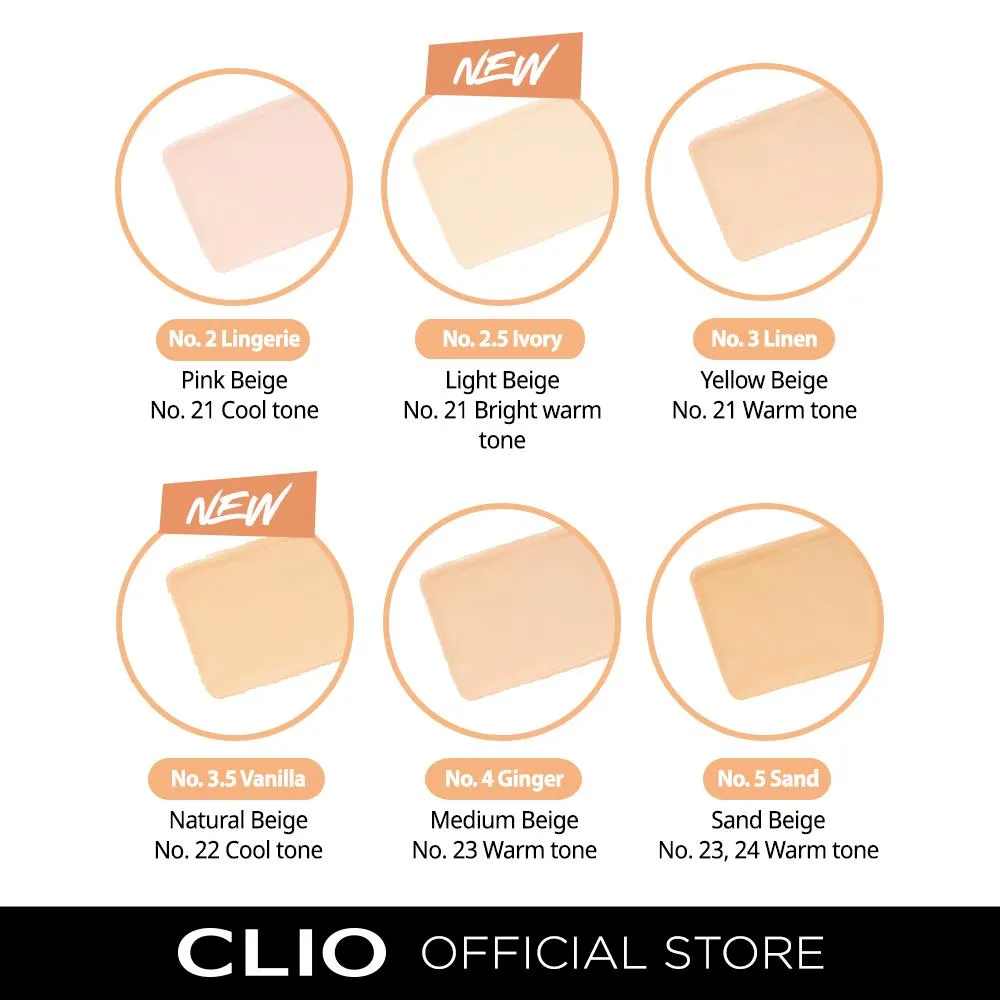 CLIO - Kill Cover Glow Foundation SPF50  PA    