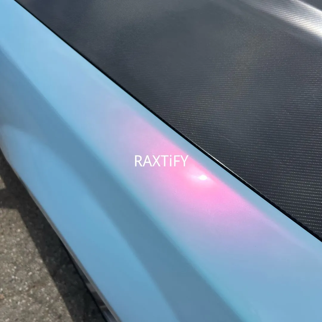 Color Shift Pearl Chameleon Blue Vinyl Wrap