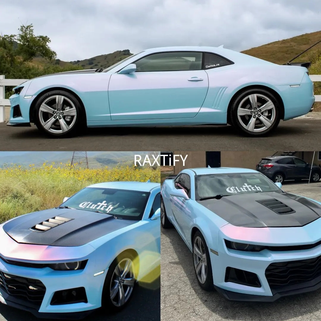Color Shift Pearl Chameleon Blue Vinyl Wrap