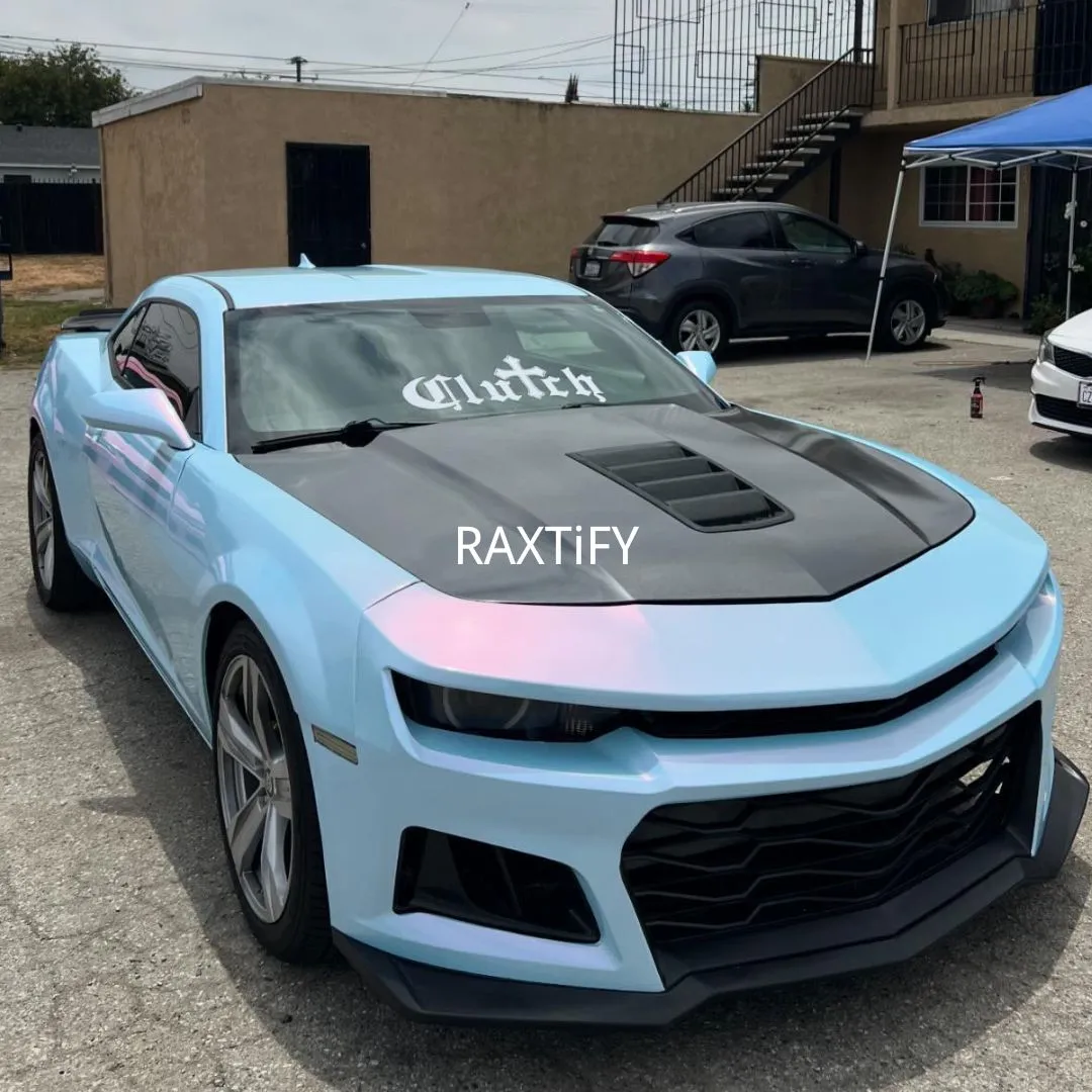 Color Shift Pearl Chameleon Blue Vinyl Wrap