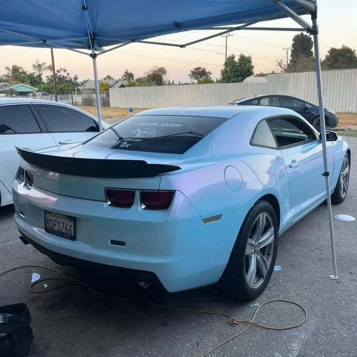 Color Shift Pearl Chameleon Blue Vinyl Wrap